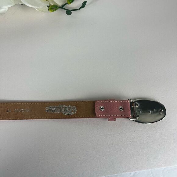 Nocona Baby Girl Leather Belt Pink size newborn to 2 years see measurement - Picture 8 of 12